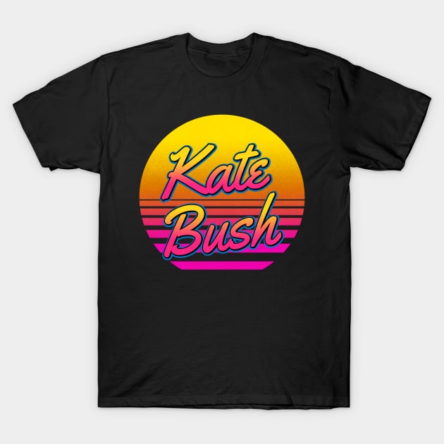Kate Personalized Name Birthday Retro 80s Styled Gift T-Shirt by Jims Birds